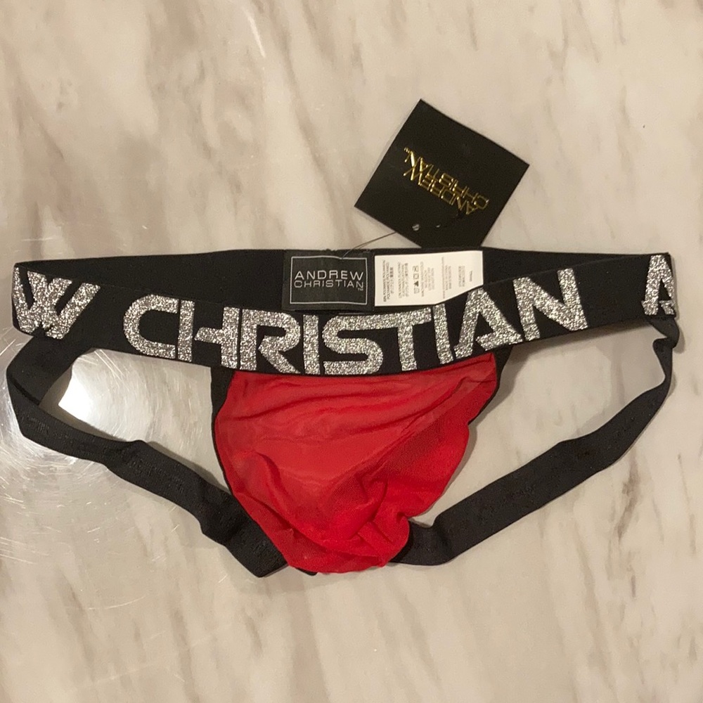 Andrew Christian mesh jock